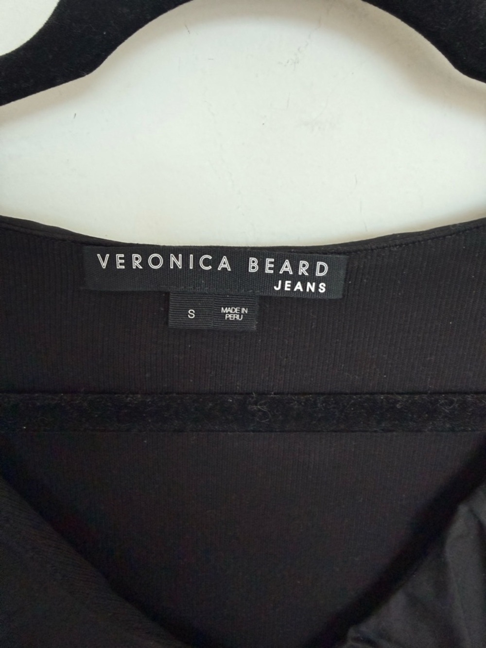 Veronica Beard Strata Black Long Sleeve Ruffle Top size S - Picture 3 of 5